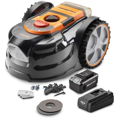Lawnmaster Robot tondeuse autonome 24V - 8Ah double caméra HDR sans fil périmétrique ? Le robot le plus simple du marché - Publicité Lawnmaster Robot tondeuse autonome 24V - 8Ah double caméra HDR sans fil périmétrique ? Le robot le plus simple du marché - Publicité