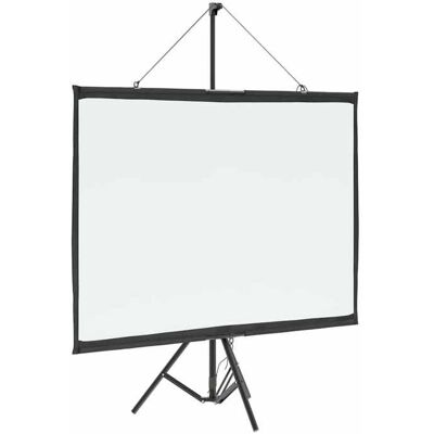 Écran de projection avec trépied - VIDAXL - 60 pouces - 4:3 - Blanc mat - Polyester - 127x98 cm - Trépied inclus Blanc - Publicité Écran de projection avec trépied - VIDAXL - 60 pouces - 4:3 - Blanc mat - Polyester - 127x98 cm - Trépied inclus Blanc - Publicité
