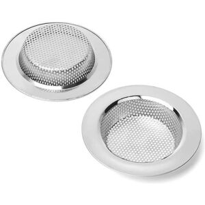 Filtre Évier Cuisine - Inox - 5Pcs - Micro-perforation 2mm - Diamètre 115mm - Bord Biseauté - Publicité Filtre Évier Cuisine - Inox - 5Pcs - Micro-perforation 2mm - Diamètre 115mm - Bord Biseauté - Publicité