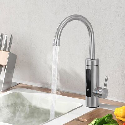 HOMELODY Mitigeur de Cuisine à Ressort Robinet Cuisine avec Douchette Extractible Robinet d Evier 360° Rotatif Robinetterie en Inox Brossé Gris - Publicité HOMELODY Mitigeur de Cuisine à Ressort Robinet Cuisine avec Douchette Extractible Robinet d Evier 360° Rotatif Robinetterie en Inox Brossé Gris - Publicité