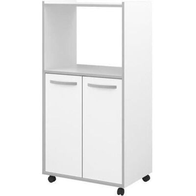 OSLO Desserte de cuisine L 60cm Blanc Blanc - Publicité OSLO Desserte de cuisine L 60cm Blanc Blanc - Publicité