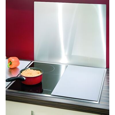 WENKO Crédence cuisine inox fond de hotte inox Acier Inox 56x47 cm Mat Gris - Publicité WENKO Crédence cuisine inox fond de hotte inox Acier Inox 56x47 cm Mat Gris - Publicité