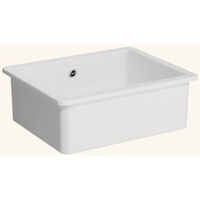 Evier céramique blanc VitrA ARKITEKT 1 bac 460x565 Blanc - Publicité Evier céramique blanc VitrA ARKITEKT 1 bac 460x565 Blanc - Publicité