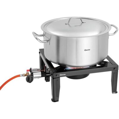 Bartscher Réchaud à gaz 1K1050 1054603 Gris - Publicité Bartscher Réchaud à gaz 1K1050 1054603 Gris - Publicité