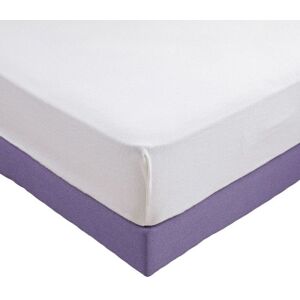 ALPES BLANC - Protège-matelas imperméable forme drap housse 140x190 cm - Molleton coton 200g/m² doux au toucher bonnet 30 cm Blanc - Publicité ALPES BLANC - Protège-matelas imperméable forme drap housse 140x190 cm - Molleton coton 200g/m² doux au toucher bonnet 30 cm Blanc - Publicité