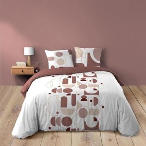Ensemble de Linge de Lit Rose Douceur d'Intérieur - 3 Pièces 240x220cm Coton - Publicité Ensemble de Linge de Lit Rose Douceur d'Intérieur - 3 Pièces 240x220cm Coton - Publicité