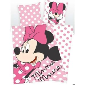 MINNIE-DISNEY- PARURE DE LIT- HOUSSE DE COUETTE 140X200 CM + TAIE - 63X63 CM-NEUF. Rose - Publicité MINNIE-DISNEY- PARURE DE LIT- HOUSSE DE COUETTE 140X200 CM + TAIE - 63X63 CM-NEUF. Rose - Publicité