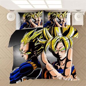 Parure de lit Dragon Ball - Licence Dragon Ball - Impression 3D - Microfibre 200x200cm Blanc - Publicité Parure de lit Dragon Ball - Licence Dragon Ball - Impression 3D - Microfibre 200x200cm Blanc - Publicité