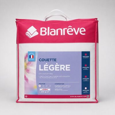 Duvet Léger Microfibre Blanreve - 220 x 240 cm - Blanc - Publicité Duvet Léger Microfibre Blanreve - 220 x 240 cm - Blanc - Publicité