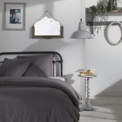 Housse de couette - TODAY - CHARME - Chambray - Gris foncé Capucine - 260 x 240 cm Gris - Publicité Housse de couette - TODAY - CHARME - Chambray - Gris foncé Capucine - 260 x 240 cm Gris - Publicité