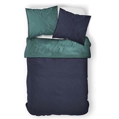 Parure de couette - TODAY - ACCESS - Bicolore réversible - 220x240 cm - Polyester Bleu - Publicité Parure de couette - TODAY - ACCESS - Bicolore réversible - 220x240 cm - Polyester Bleu - Publicité