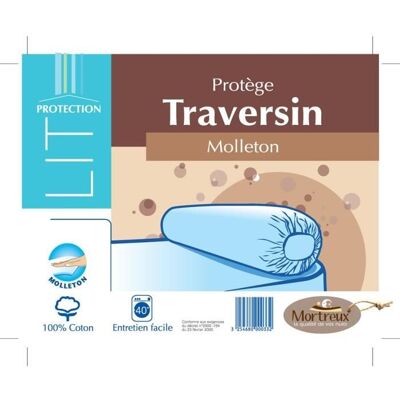 Protège Traversin - MORTREUX - 140 cm - 100% Coton - Lavable à 40° - Toutes Saisons Blanc - Publicité Protège Traversin - MORTREUX - 140 cm - 100% Coton - Lavable à 40° - Toutes Saisons Blanc - Publicité