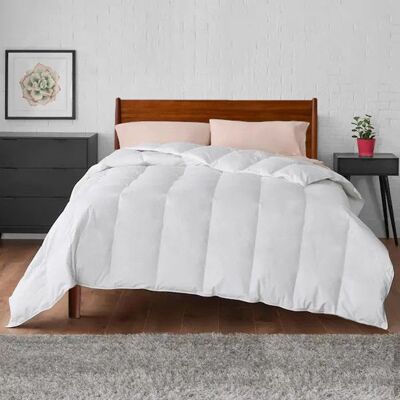 ALPES BLANC - Couette été Éco 200 g/m² 260x240 cm - Enveloppe 100% coton bio - Respirante légère et durable – Fabriquée en France Blanc - Publicité ALPES BLANC - Couette été Éco 200 g/m² 260x240 cm - Enveloppe 100% coton bio - Respirante légère et durable – Fabriquée en France Blanc - Publicité