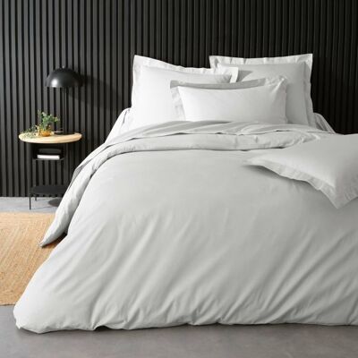 Housse de Couette en Percale de Coton Blanc DOUCEUR D'INTERIEUR 240x220cm - Publicité Housse de Couette en Percale de Coton Blanc DOUCEUR D'INTERIEUR 240x220cm - Publicité