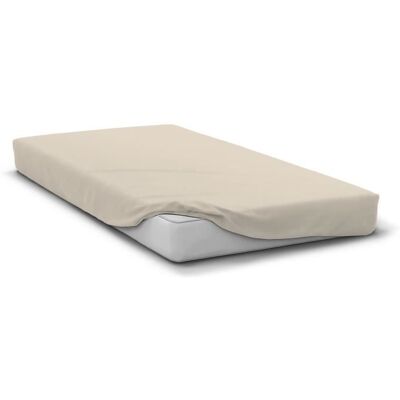 Drap housse - HOME LINGE PASSION - HP72115 - Microfibre 82 g - 140 x 190 cm - Bonnet 30 cm - Beige ivoire Beige - Publicité Drap housse - HOME LINGE PASSION - HP72115 - Microfibre 82 g - 140 x 190 cm - Bonnet 30 cm - Beige ivoire Beige - Publicité