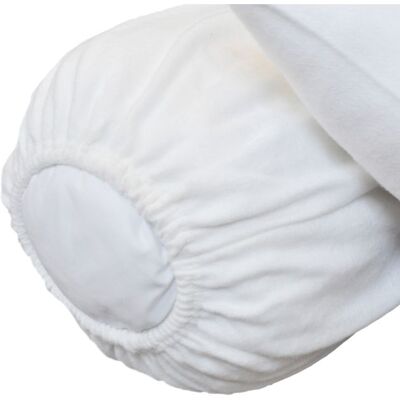 Terre de Nuit - Protège traversin molleton 160 g/m² - Blanc - 180 cm - Pillow protector - Publicité Terre de Nuit - Protège traversin molleton 160 g/m² - Blanc - 180 cm - Pillow protector - Publicité