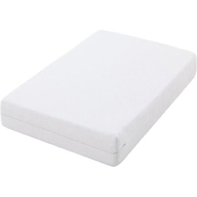 ALPES BLANC Housse intégrale Matelas anti-acariens pur coton éponge bouclette 160 x 200 cm Blanc - Publicité ALPES BLANC Housse intégrale Matelas anti-acariens pur coton éponge bouclette 160 x 200 cm Blanc - Publicité