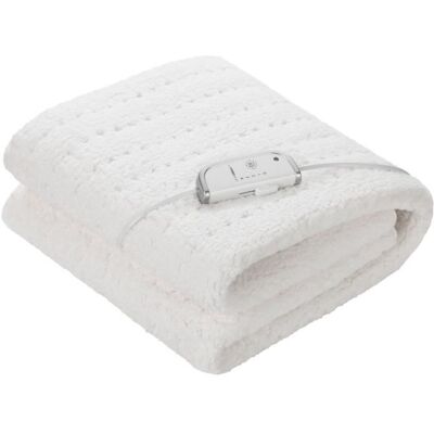 Surmatelas chauffant extra moelleux en polaire - MEDISANA - HU 672 - Chauffe-lit - 4 reglages - 3 minuteries - Lavable Blanc - Publicité Surmatelas chauffant extra moelleux en polaire - MEDISANA - HU 672 - Chauffe-lit - 4 reglages - 3 minuteries - Lavable Blanc - Publicité