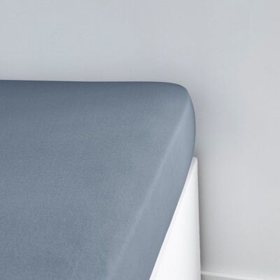 Drap housse extensible ESSENTIAL - TODAY - Bleu gris 140x190 cm Bleu - Publicité Drap housse extensible ESSENTIAL - TODAY - Bleu gris 140x190 cm Bleu - Publicité