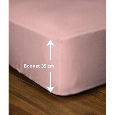 Housse de Matelas Ajustable Lovely Home LH71623 Rose Rose - Publicité Housse de Matelas Ajustable Lovely Home LH71623 Rose Rose - Publicité