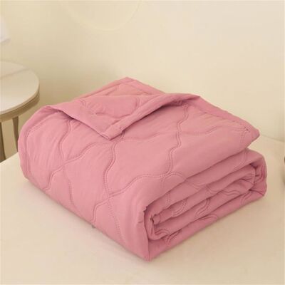AMRINUGL Dessus de lit uni 150x200 cm rose foncé microfibre douce légère toutes saisons 1~2 pers. Label Rose - Publicité AMRINUGL Dessus de lit uni 150x200 cm rose foncé microfibre douce légère toutes saisons 1~2 pers. Label Rose - Publicité