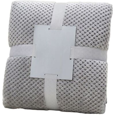 DUSSDOTE Plaid polaire chaud et léger jeté canapé ou lit couverture douillette moelleuse et douce Label - Publicité DUSSDOTE Plaid polaire chaud et léger jeté canapé ou lit couverture douillette moelleuse et douce Label - Publicité