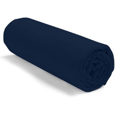 ALPES BLANC - Drap housse Marine 120x190 cm coton 57 fils - Fabrication française – Bonnet 30 cm – Doux durable grand teint Blanc - Publicité ALPES BLANC - Drap housse Marine 120x190 cm coton 57 fils - Fabrication française – Bonnet 30 cm – Doux durable grand teint Blanc - Publicité