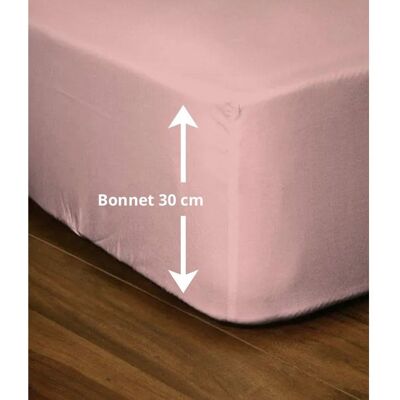 Lovely Home LH71626 Rose Rose Drap-housse Ajustable - Drap-housse - Publicité Lovely Home LH71626 Rose Rose Drap-housse Ajustable - Drap-housse - Publicité