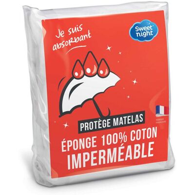 Sweetnight - Protège-matelas bouclette coton - Imperméable - Publicité Sweetnight - Protège-matelas bouclette coton - Imperméable - Publicité