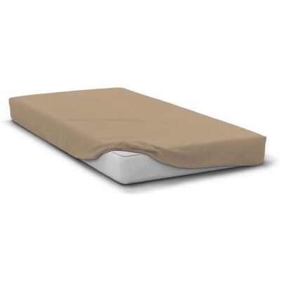 Drap housse - HOME LINGE PASSION - HP72126 - Microfibre 82 g - 160 x 200 cm - Bonnet 30 cm - Beige Beige - Publicité Drap housse - HOME LINGE PASSION - HP72126 - Microfibre 82 g - 160 x 200 cm - Bonnet 30 cm - Beige Beige - Publicité