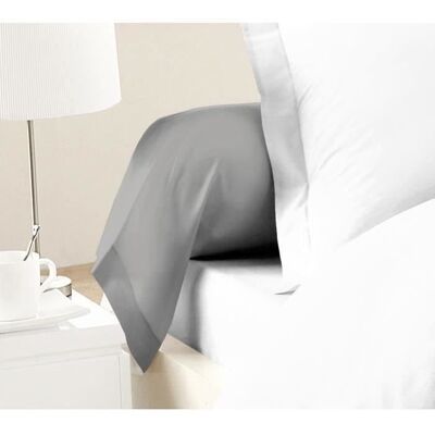 Housse de coussin Lovely Home Gris clair - Pillowcase - Publicité Housse de coussin Lovely Home Gris clair - Pillowcase - Publicité