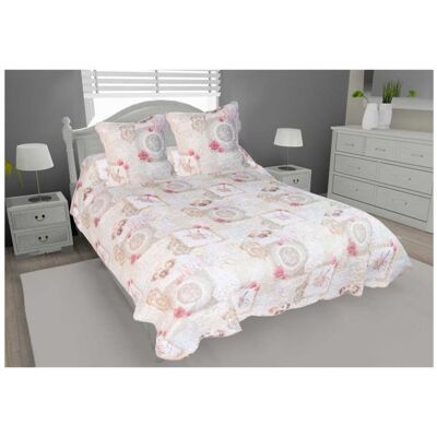 Eden Couvre lit microfibre + taies home Gris - Publicité Eden Couvre lit microfibre + taies home Gris - Publicité