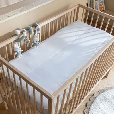 Surmatelas bébé 70x140 moelleux anti-acariens Terre de Nuit - Publicité Surmatelas bébé 70x140 moelleux anti-acariens Terre de Nuit - Publicité