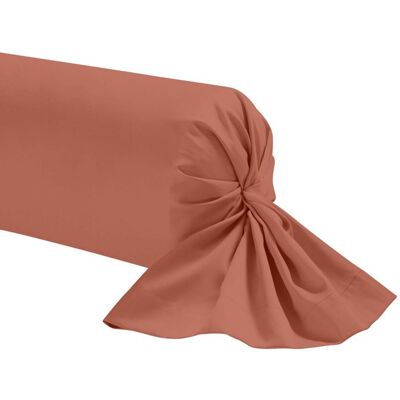 Taie de traversin terracotta 100% coton 160 cm - Orange - Fabriqué en France - Terre de Nuit Orange - Publicité Taie de traversin terracotta 100% coton 160 cm - Orange - Fabriqué en France - Terre de Nuit Orange - Publicité