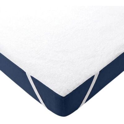 Protège-matelas Imperméable 90x190 cm - Alèse Respirante 4 coins élastiques - Doux et Silencieux - Mazenna Blanc - Publicité Protège-matelas Imperméable 90x190 cm - Alèse Respirante 4 coins élastiques - Doux et Silencieux - Mazenna Blanc - Publicité