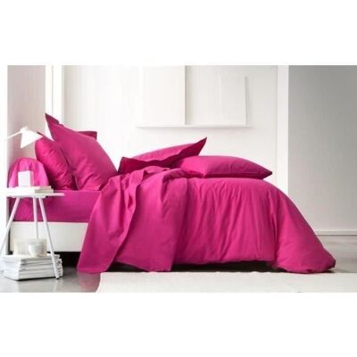 TODAY housse de couette 100% coton - 220x240 cm - Jus de myrtille Rose - Publicité TODAY housse de couette 100% coton - 220x240 cm - Jus de myrtille Rose - Publicité