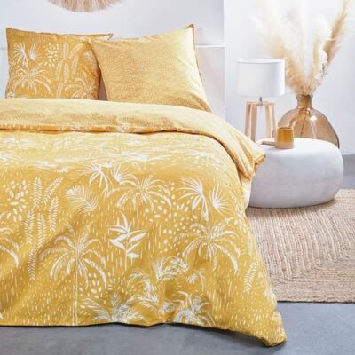 Ensemble de Parure de Couette Jaune à Fleurs - Funda Nórdica - Publicité Ensemble de Parure de Couette Jaune à Fleurs - Funda Nórdica - Publicité