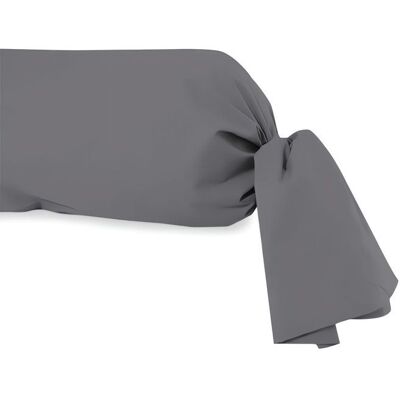 SOLEIL D'OCRE Taie de traversin en coton 57 fils 45x135 cm UNI gris par Soleil docre Gris - Publicité SOLEIL D'OCRE Taie de traversin en coton 57 fils 45x135 cm UNI gris par Soleil docre Gris - Publicité