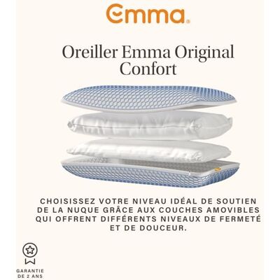 Oreiller en microfibre Emma - Oreiller - Publicité Oreiller en microfibre Emma - Oreiller - Publicité