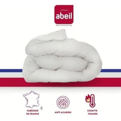Duvet Blanc Abeil - 220x240cm - Chaud - 400g/m² - Publicité Duvet Blanc Abeil - 220x240cm - Chaud - 400g/m² - Publicité