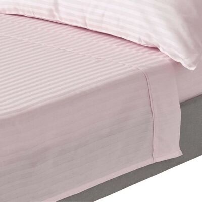 Homescapes Drap Plat en Coton Égyptien à Rayures Satin - King - 330 TC - Publicité Homescapes Drap Plat en Coton Égyptien à Rayures Satin - King - 330 TC - Publicité