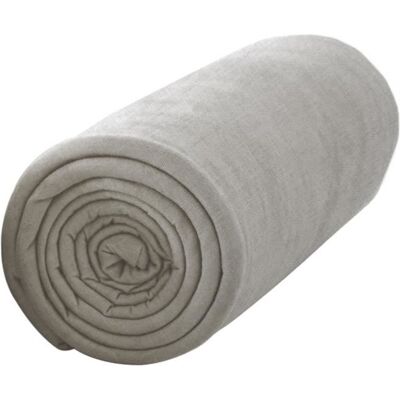 Drap housse - TODAY - 140 x 200 cm - Mastic - 100% coton - Bonnet 30 cm Beige - Publicité Drap housse - TODAY - 140 x 200 cm - Mastic - 100% coton - Bonnet 30 cm Beige - Publicité