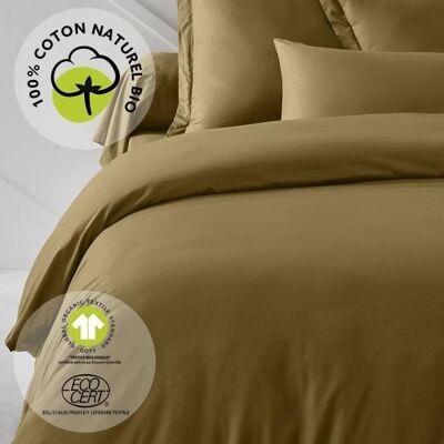 Linge de lit Today - 220x240 cm - Bronze Bio - Marron - Coton - Publicité Linge de lit Today - 220x240 cm - Bronze Bio - Marron - Coton - Publicité