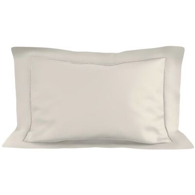 Soleil d'ocre Ecru Percale en coton - Housse d'oreiller - Publicité Soleil d'ocre Ecru Percale en coton - Housse d'oreiller - Publicité