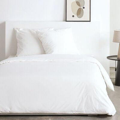 Parure de lit - TODAY - Essential - 2 personnes - 220 x 240 cm - Effet lavé blanc Blanc - Publicité Parure de lit - TODAY - Essential - 2 personnes - 220 x 240 cm - Effet lavé blanc Blanc - Publicité