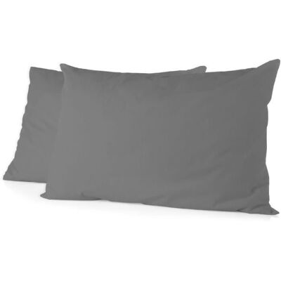 HOME LINGE PASSION - 50x70cm - Gris Anthracite Taies d'oreiller - Publicité HOME LINGE PASSION - 50x70cm - Gris Anthracite Taies d'oreiller - Publicité