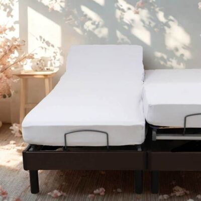 LINANDELLE TEXTILE & LINGE DE MAISON Alèse protège matelas imperméable enduction respirante lit électrique SILENCE Blanc - Publicité LINANDELLE TEXTILE & LINGE DE MAISON Alèse protège matelas imperméable enduction respirante lit électrique SILENCE Blanc - Publicité