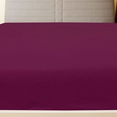VIDAXL Rouge DRAP HOUSSE - ZENCORE® Drap-housse Jersey - Bordeaux 160x200cm Coton Top330961721 Violet - Publicité VIDAXL Rouge DRAP HOUSSE - ZENCORE® Drap-housse Jersey - Bordeaux 160x200cm Coton Top330961721 Violet - Publicité