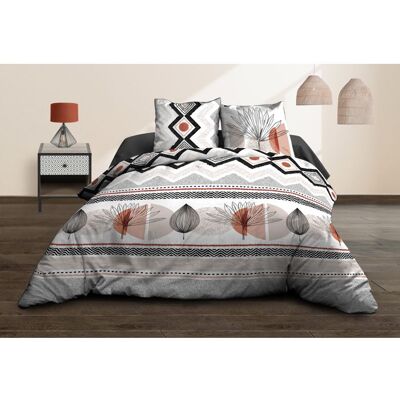 LE LINGE DE JULES Housse de couette 240x260 + 2 taies - Pur coton 57 fils - Keo Rouge - Publicité LE LINGE DE JULES Housse de couette 240x260 + 2 taies - Pur coton 57 fils - Keo Rouge - Publicité