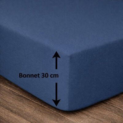 Linge de lit Lovely Home Bleu Marine - 140 x 190 cm - Publicité Linge de lit Lovely Home Bleu Marine - 140 x 190 cm - Publicité